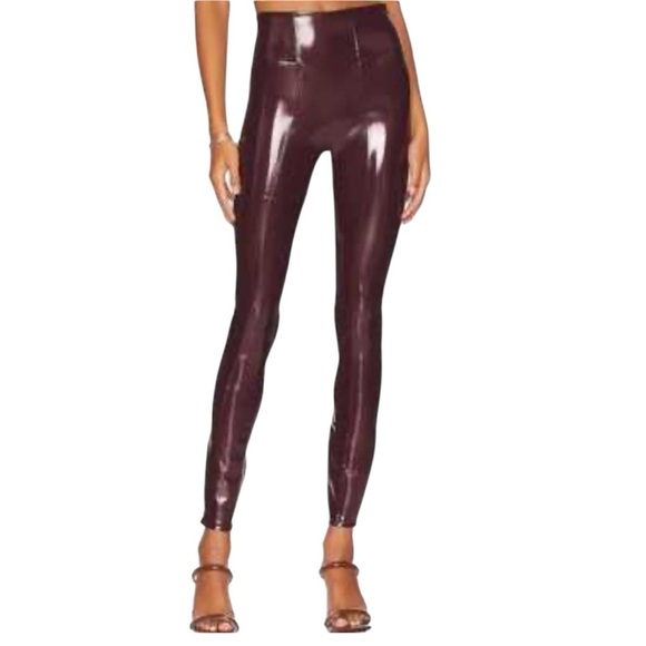 NEW Spanx Ruby Faux Leather Leggings medium - Picture 1 of 7